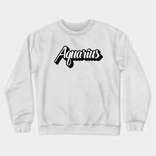 Aquarius Zodiac // Coins and Connections Crewneck Sweatshirt